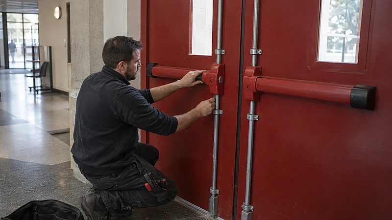 Sécuriser vos issues de secours avec la crémone pompier