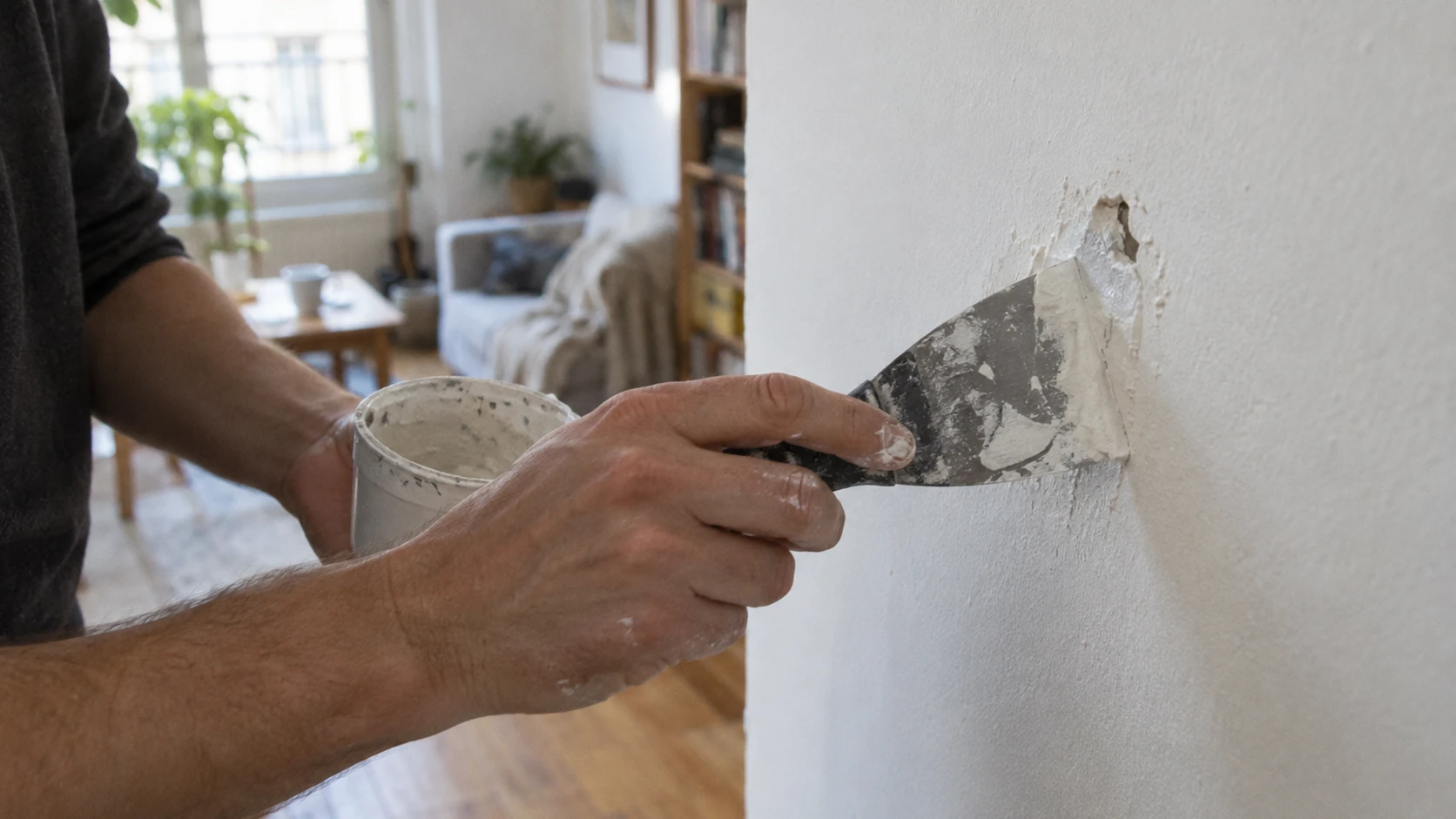 Reboucher un trou dans le mur : conseils pour un fini parfait