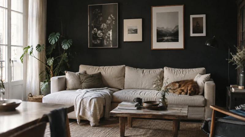 Décoration murale noire : élégance sans austérité