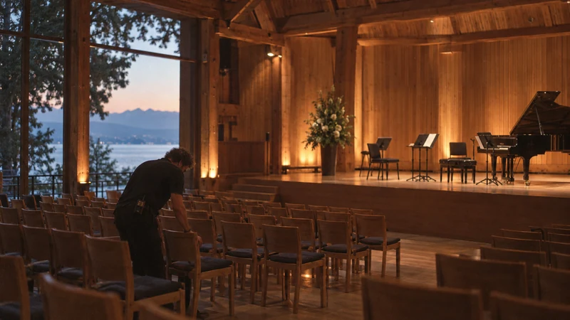 La Grange au Lac à Évian : un auditorium en bois unique
