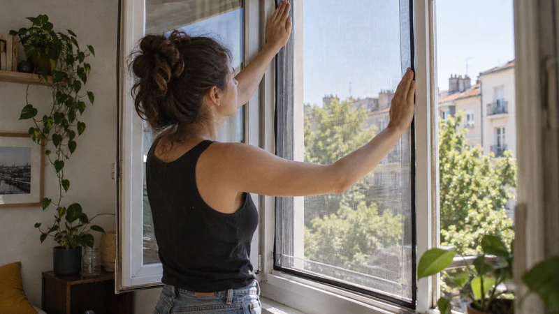 Poser une moustiquaire sans percer : astuces pratiques à découvrir
