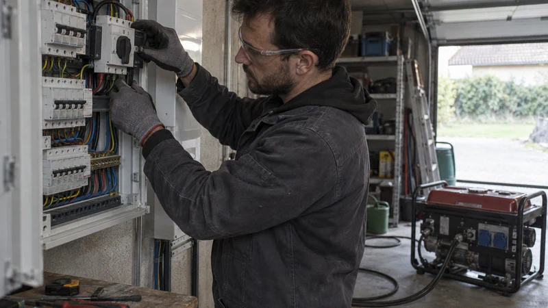 Branchement sécurisé d’un inverseur de source pour groupe électrogène