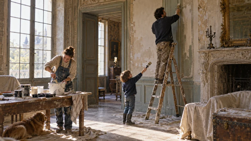 Rénovation XXL : les nouvelles aventures de Dick et Angel en 2025, entre famille et créativité